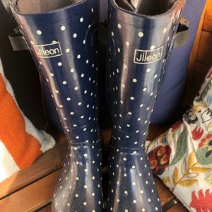 Jileon Wide-Calf Rain Boots 7.5W